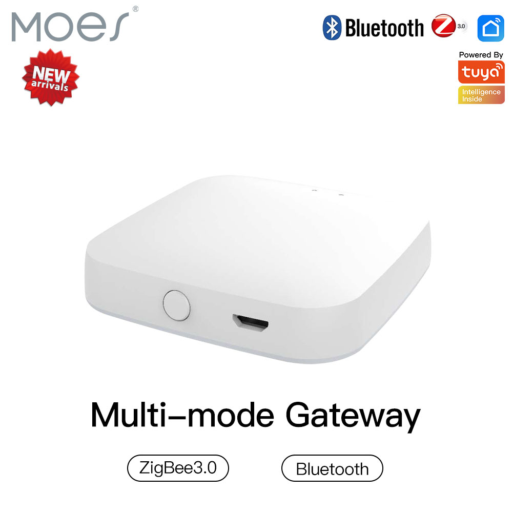 Smart Home Nest - MOES-Puerta de enlace inteligente multimodo ZigBee,