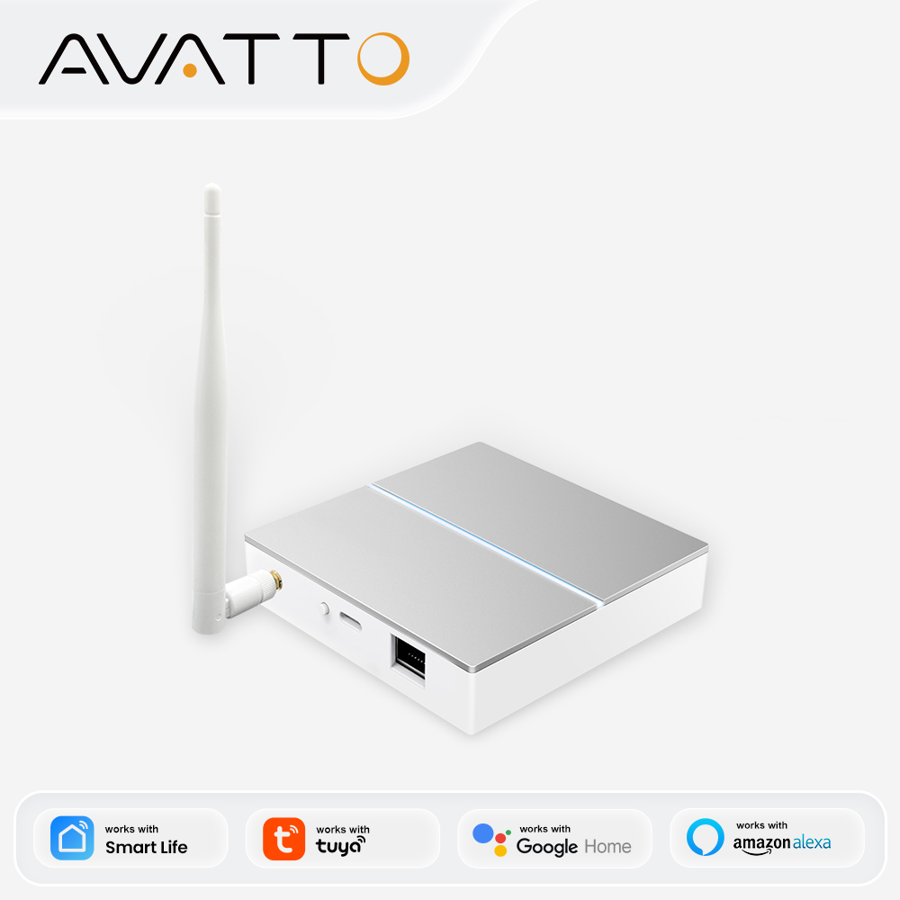 Smart Home Nest - AVATTO Tuya ZigBee Gateway con antena