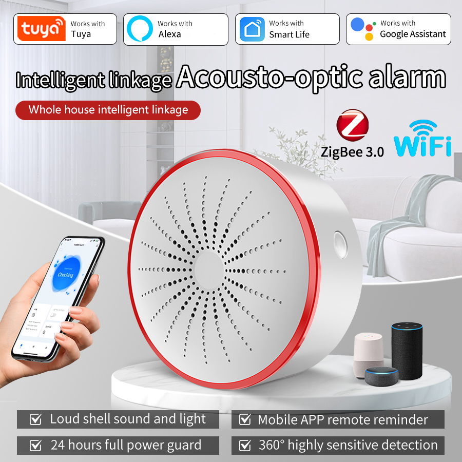 Smart Home Full System - Sirena de Alarma Inteligente Tuya WiFi