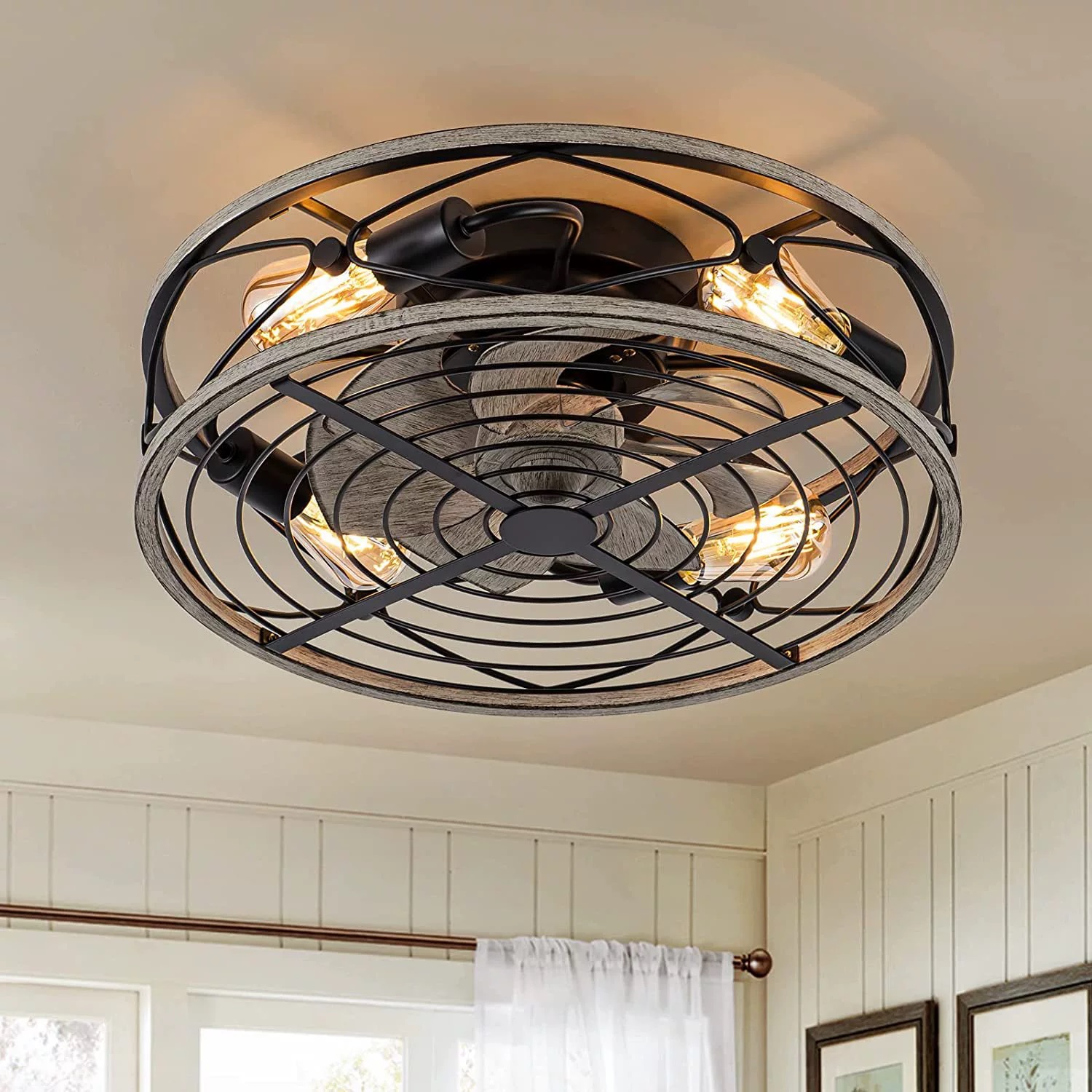 Smart Ceiling Fan - Ventilador de techo inteligente con luces,