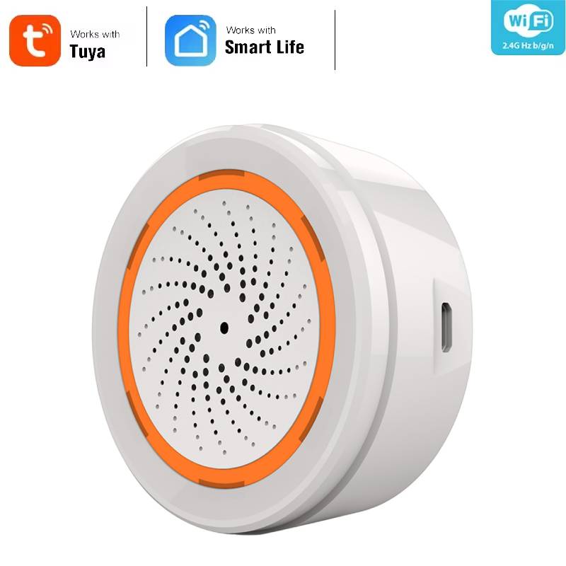 Smart Home Full System - Alarma de sirena inteligente Tuya Zigbee,