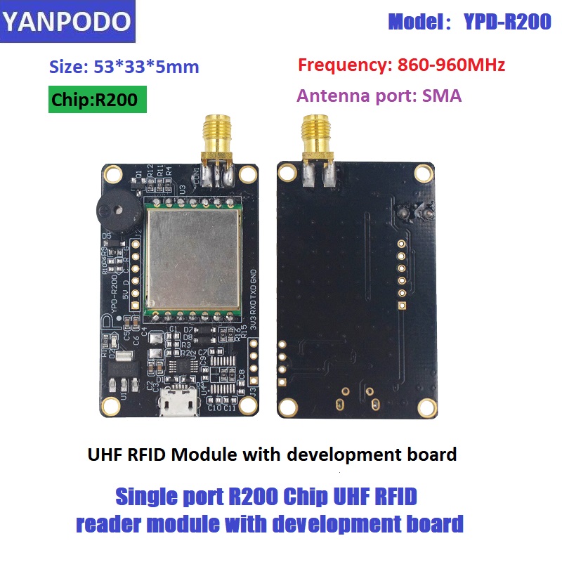 Smart Home Raspberry Pi - Módulo Lector RFID UHF con Chip