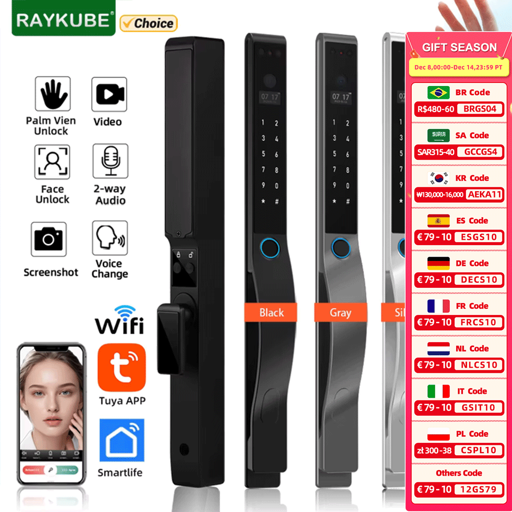 Smart Home Ezviz - RAYKUBE DQ10 Tuya WiFi venas de