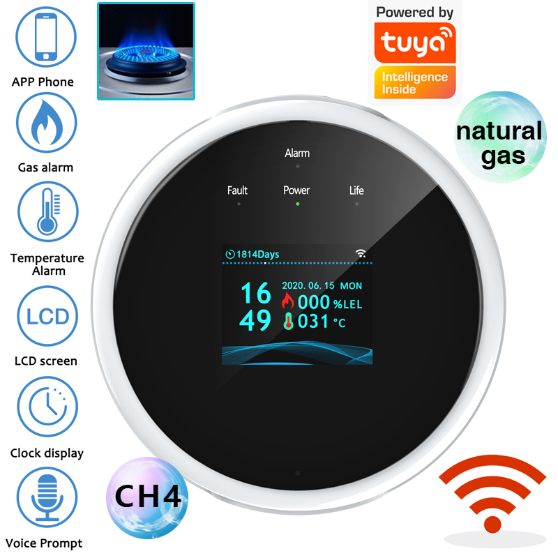 Smart Home Full System - Sensor de alarma de gas WiFi