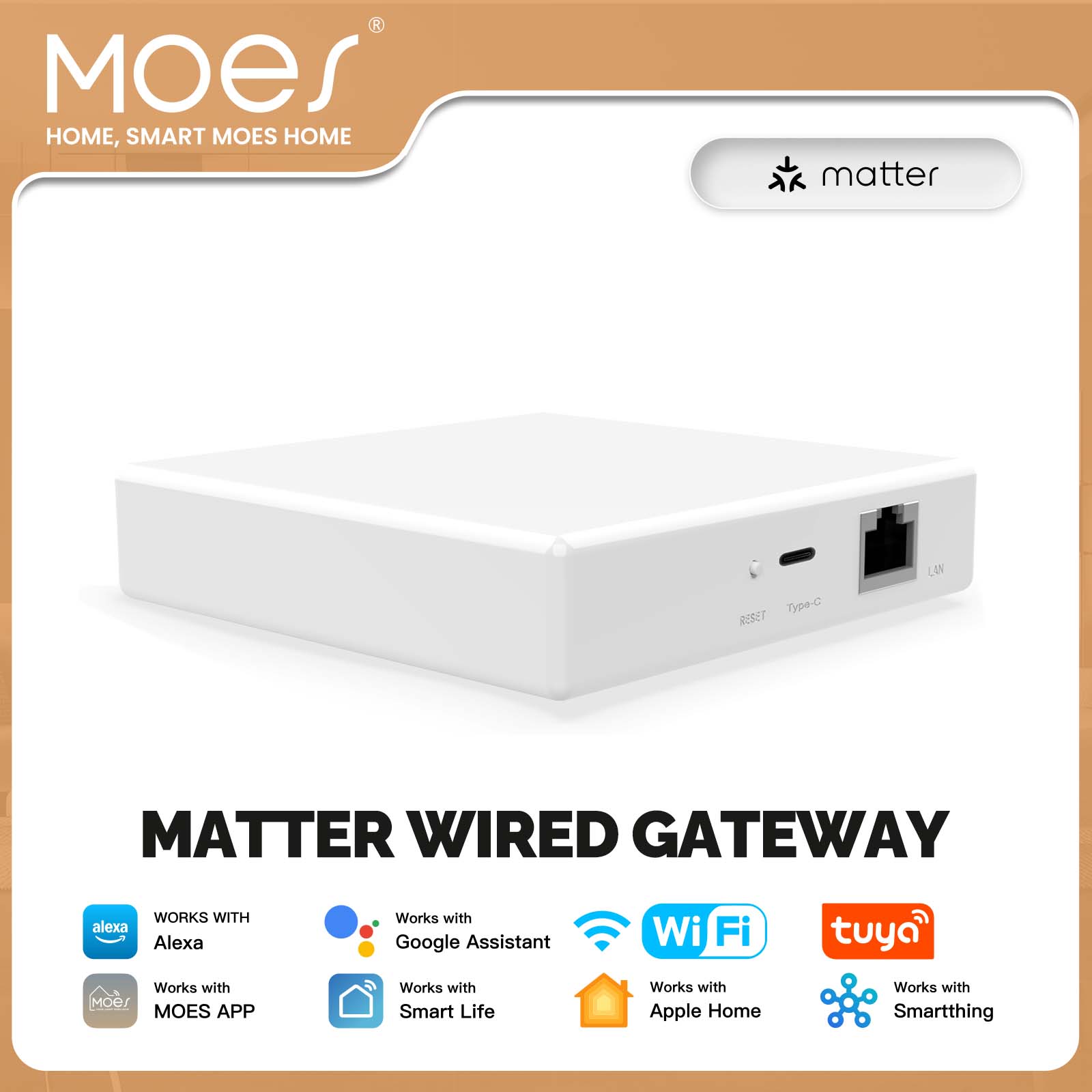 Smart Home Nest - MOES Tuya ZigBee Matter Thread Gateway