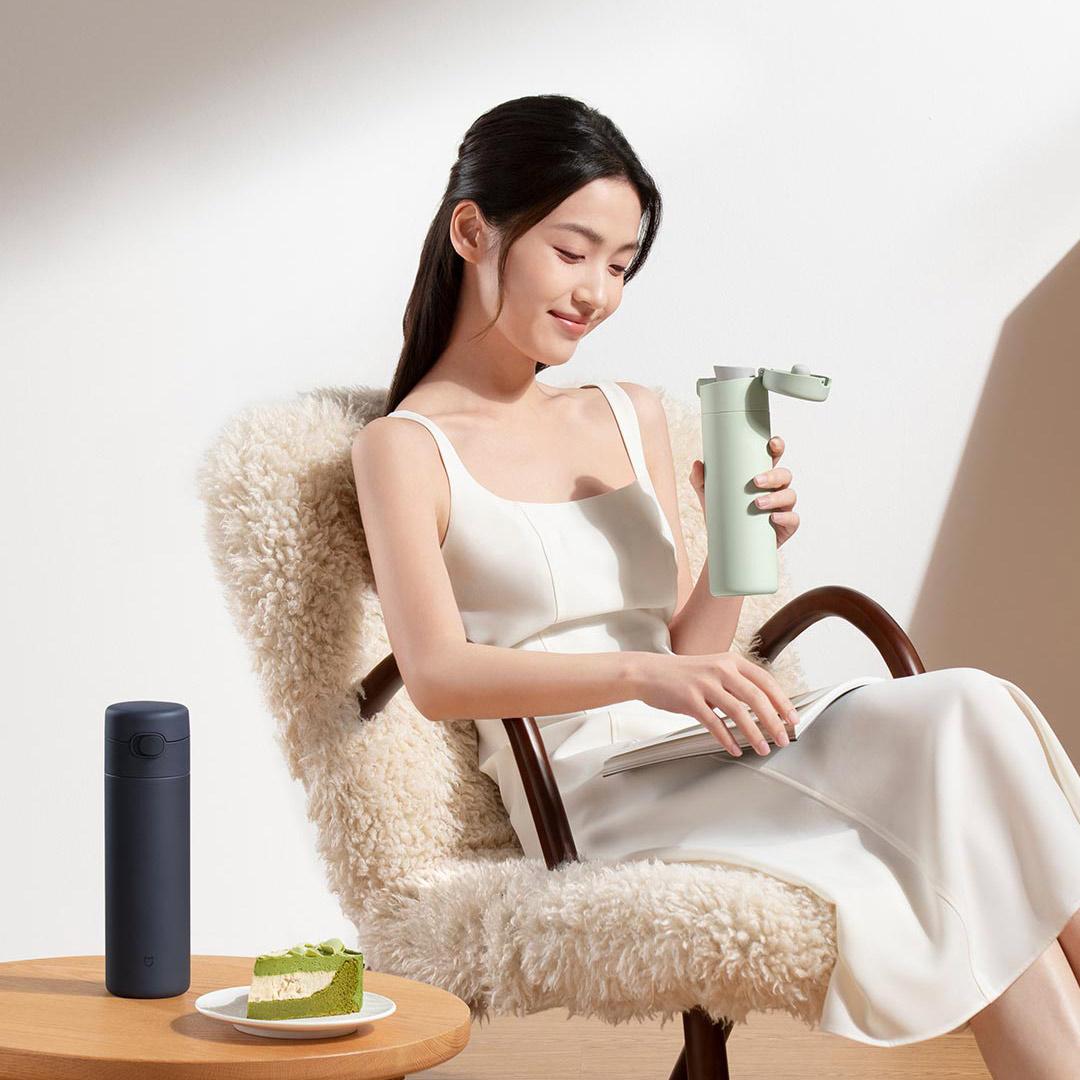 Xiaomi Mijia-botella termo int - Smart Home Xiaomi Kit reseña y precio