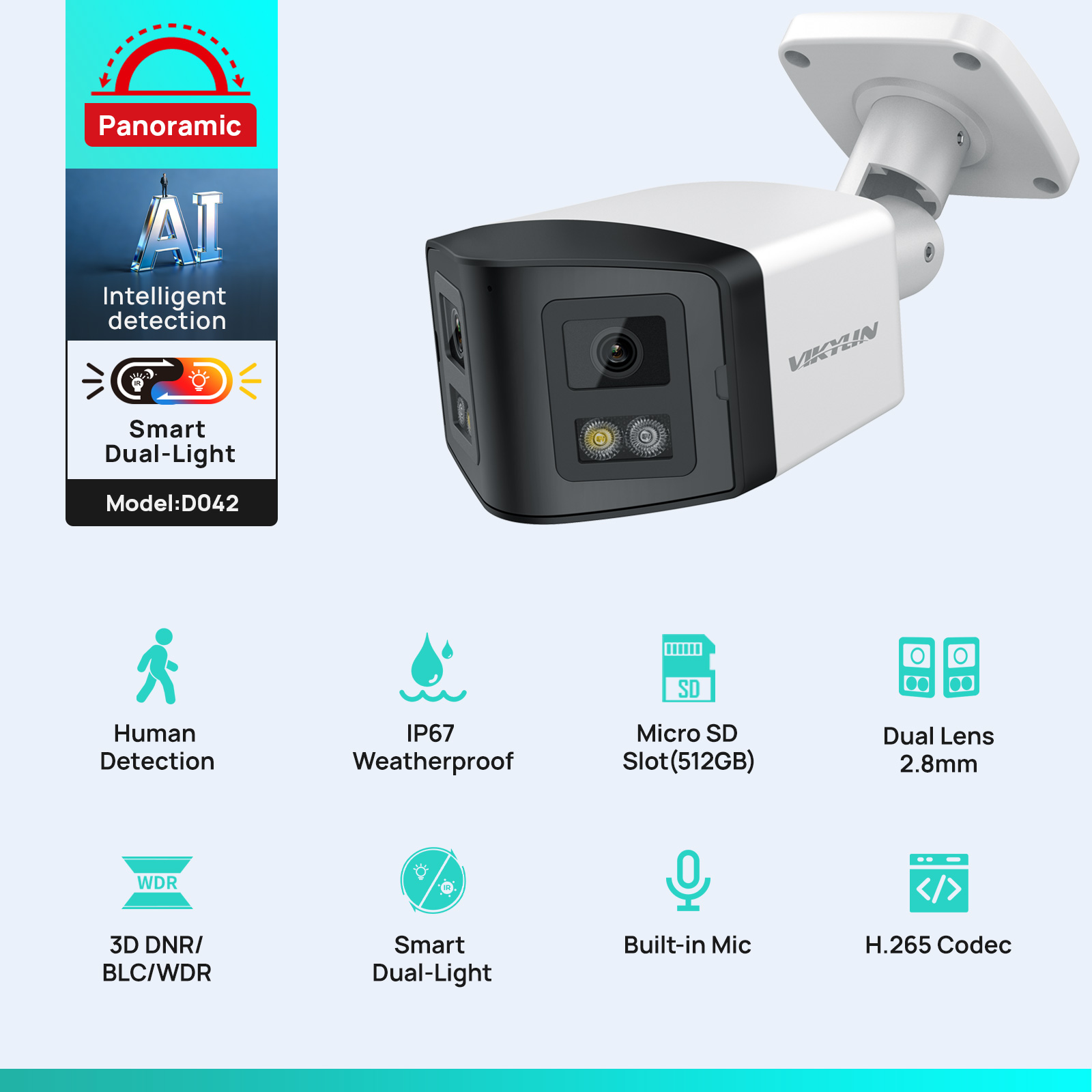 VIKYLIN 170 °   Cámara IP de s - Smart Home X10 reseña y precio