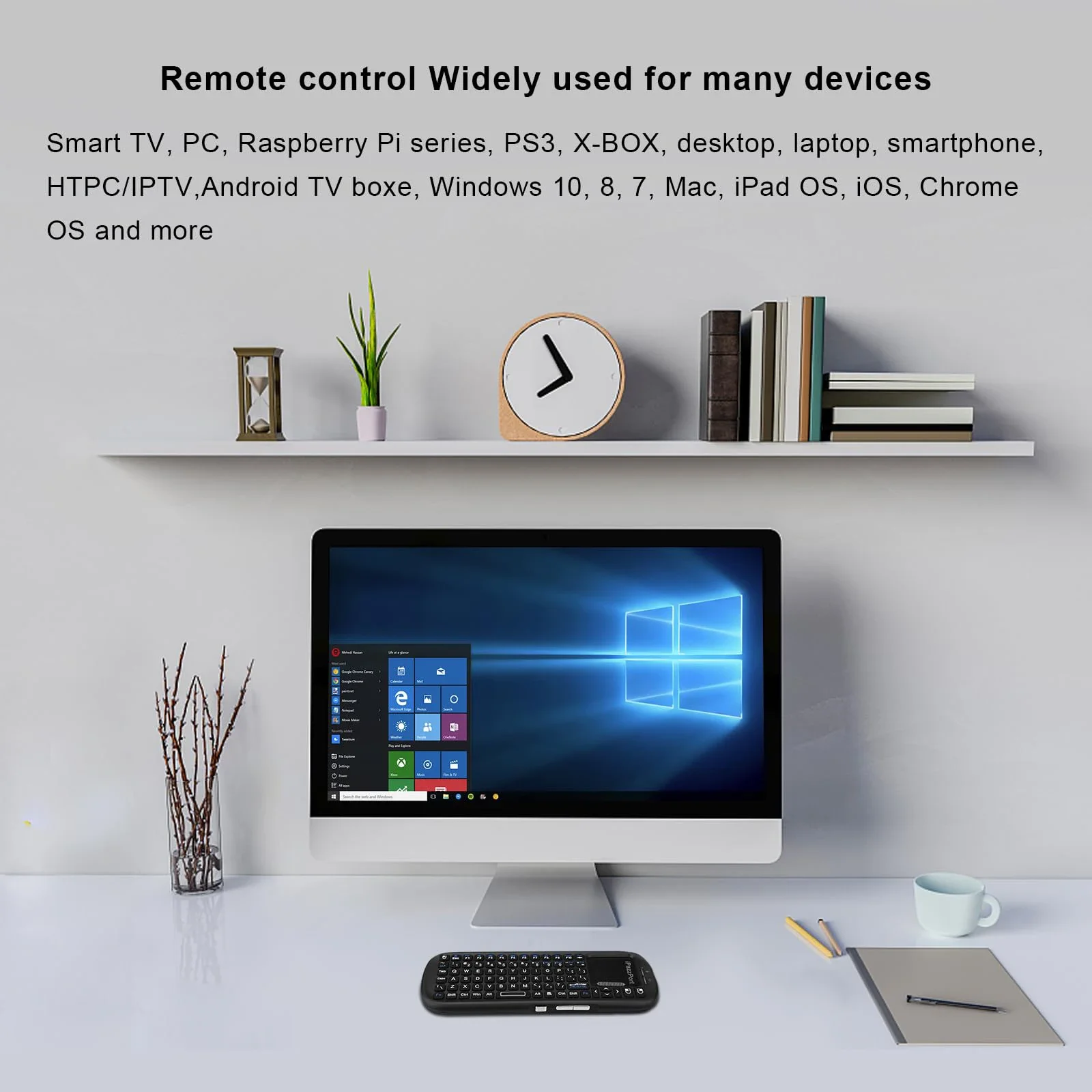 IPazzPort Mini teclado inalámb - Smart Home Raspberry Pi reseña y precio