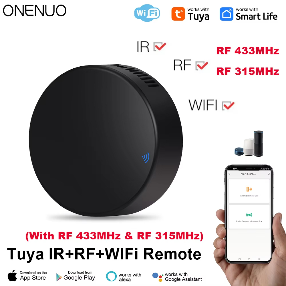 Tuya WiFi RF IR Control remoto - Smart Home Ir reseña y precio