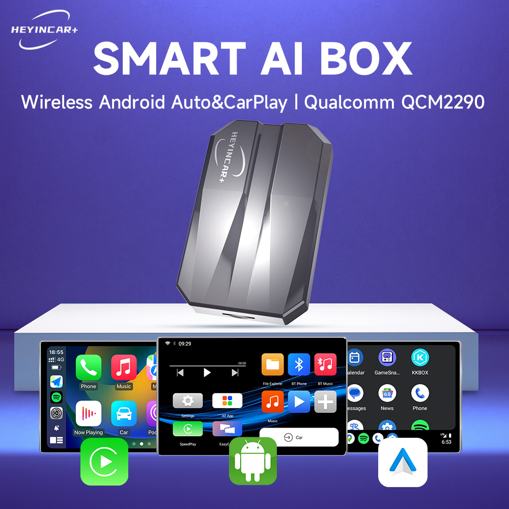 HEYINCAR CarPlay Smart Ai Box  - Smart Home Tv reseña y precio