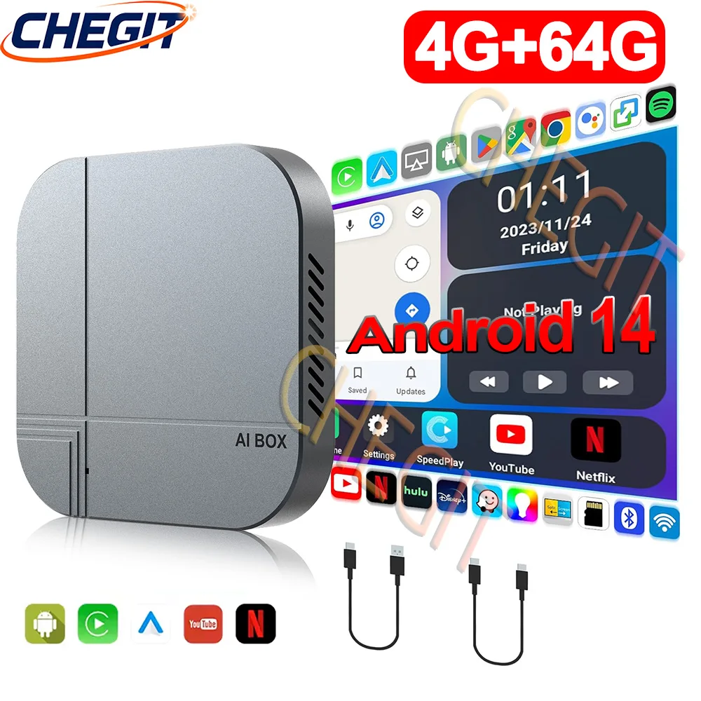 Android14 Smart AI Box 4G + 64 - Smart Home Tv reseña y precio