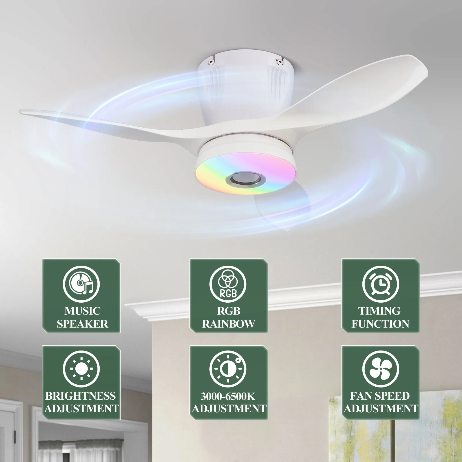 Ventilador de Techo Inteligent - Smart Ceiling Fan reseña y precio