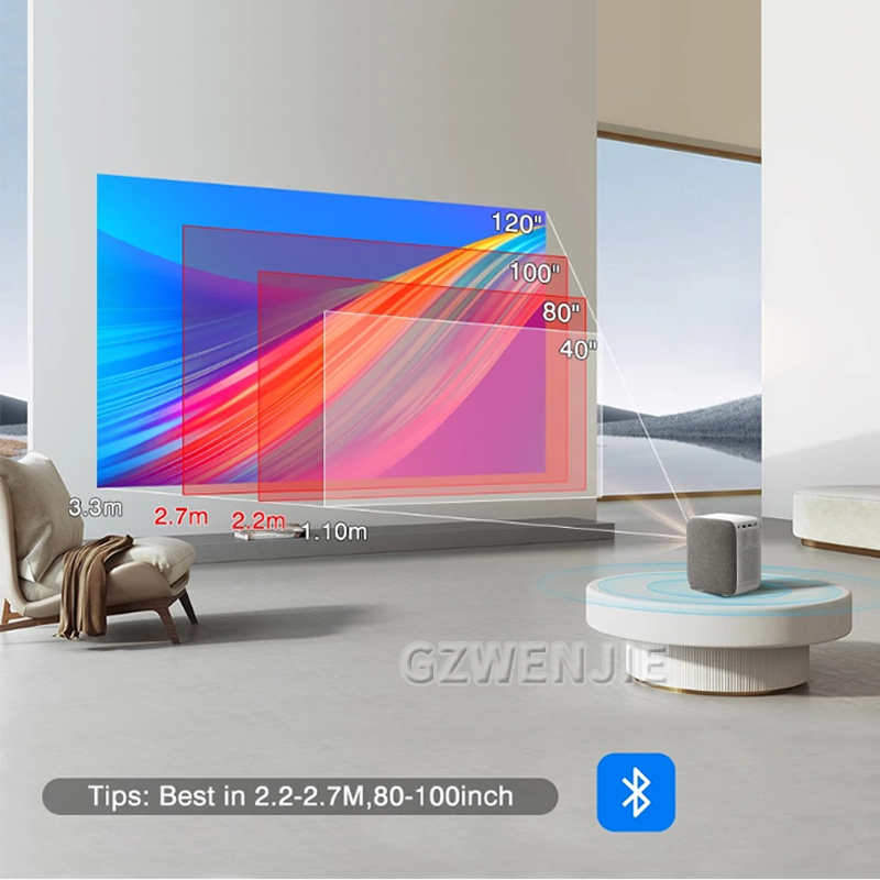 Mini proyector H6 LED 1080P Fu - Smart Home Tv reseña y precio