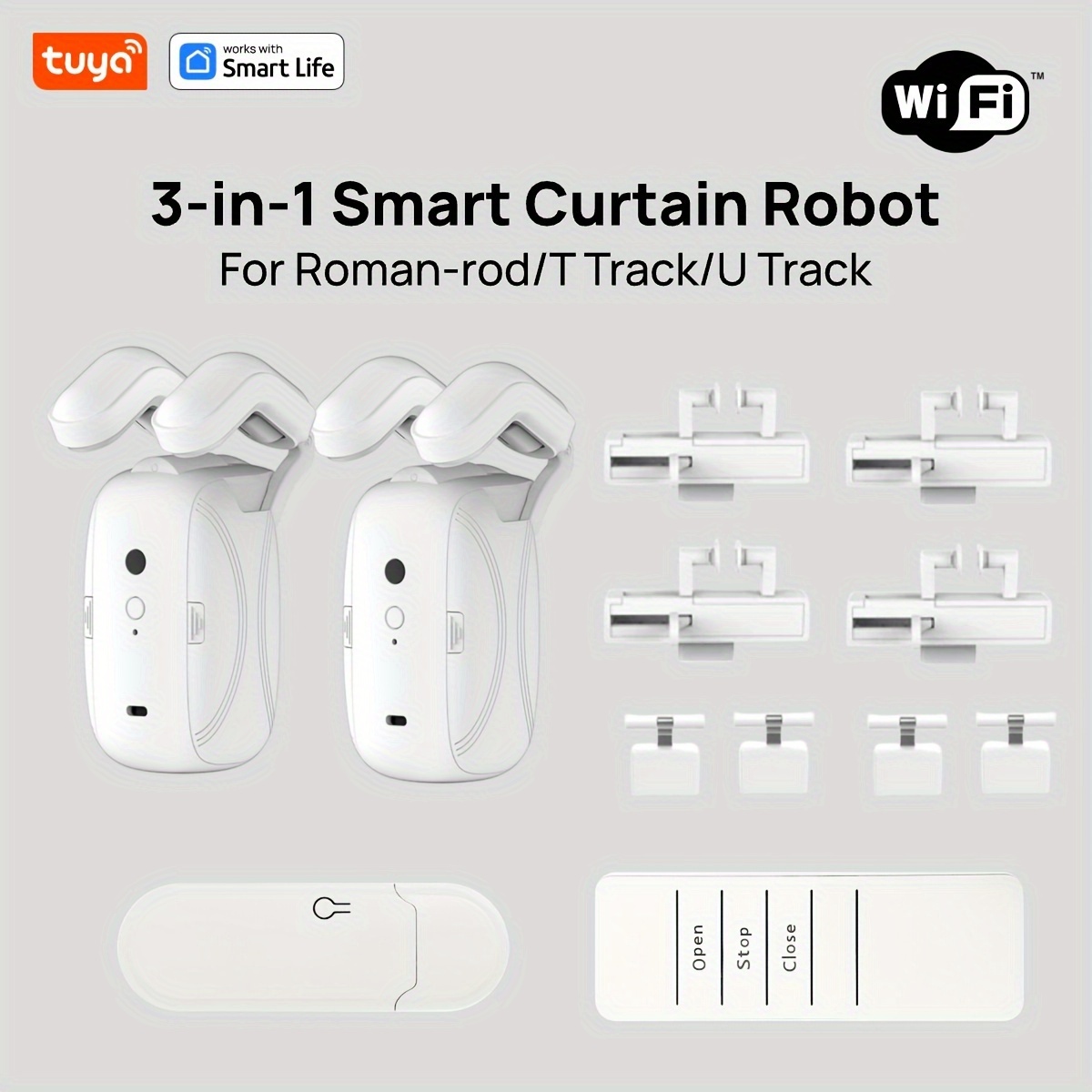 1/2 Unidades Robot Cortina Int - Smart Home Nest reseña y precio