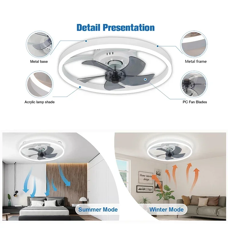 Ventilador de techo moderno si - Smart Ceiling Fan reseña y precio