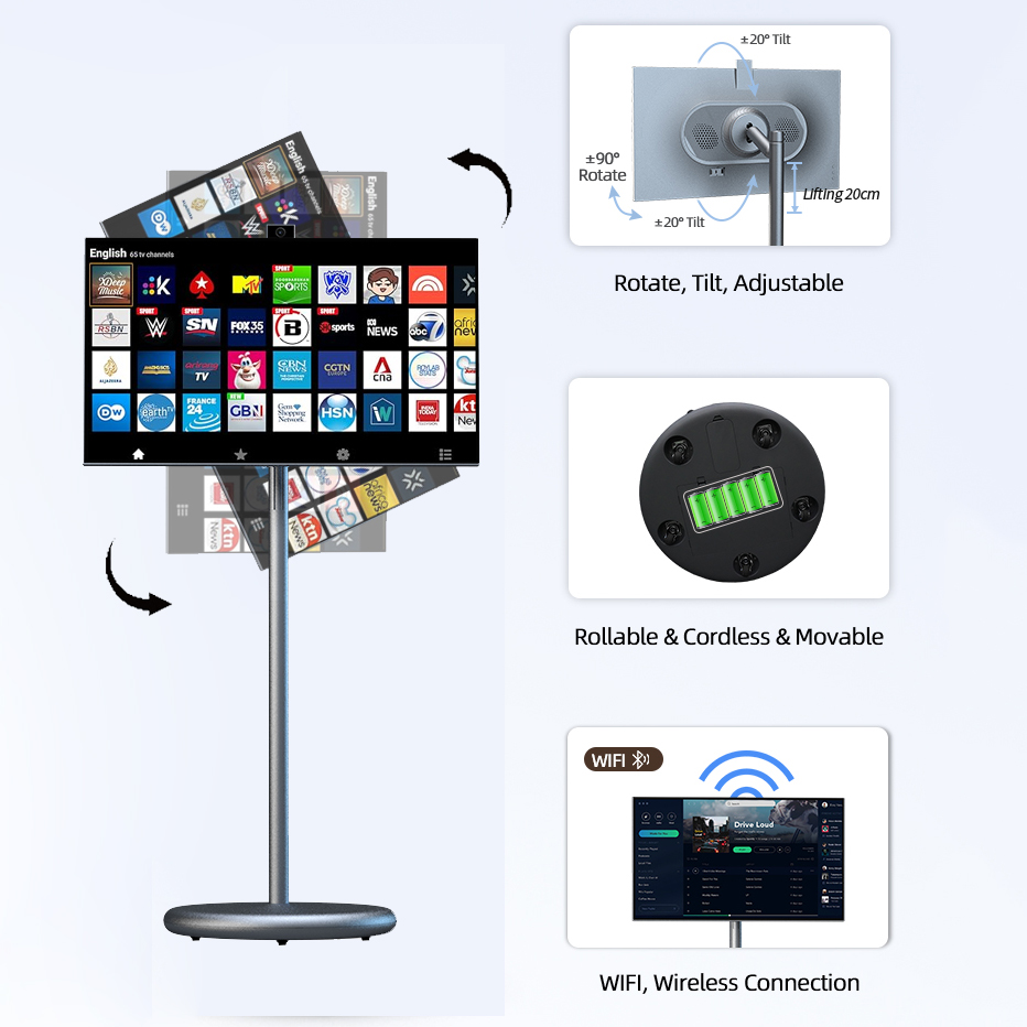 Pantalla de TV Portátil Inteli - Smart Home Tv reseña y precio