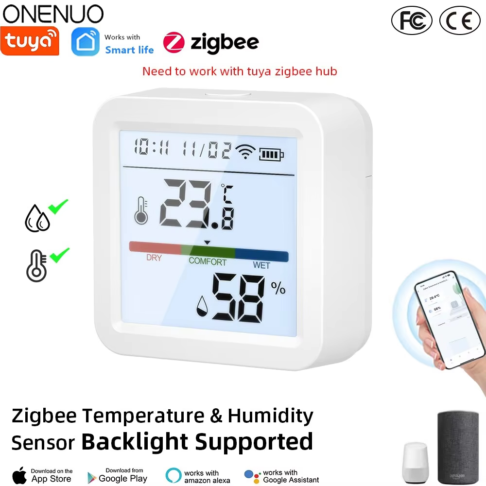 Tuya ZigBee Sensor de temperat - Smart Home Nest reseña y precio