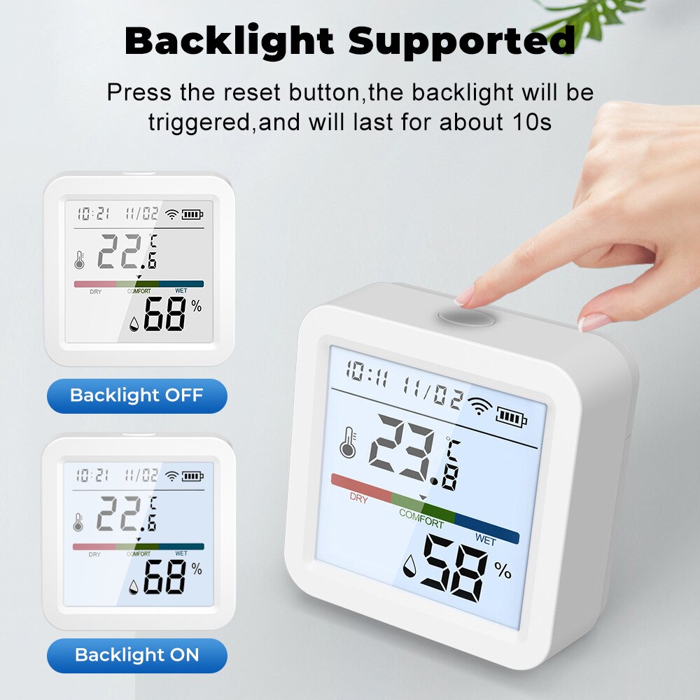 Tuya ZigBee Sensor de temperat - Smart Home Nest reseña y precio