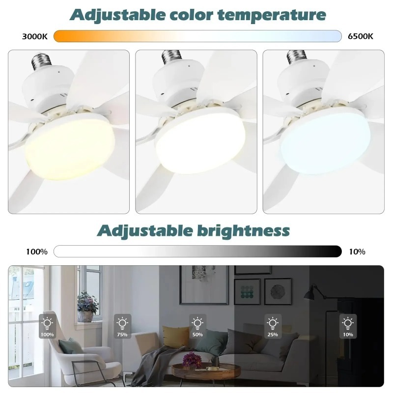 Ventilador de Techo de 30W/40W - Smart Ceiling Fan reseña y precio