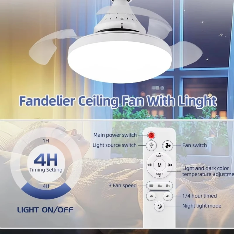 Ventilador de techo con ilumin - Smart Ceiling Fan reseña y precio