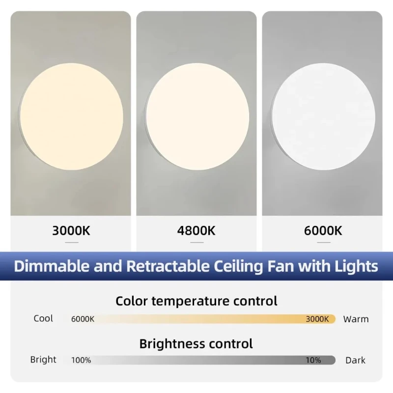 Ventilador de techo con ilumin - Smart Ceiling Fan reseña y precio