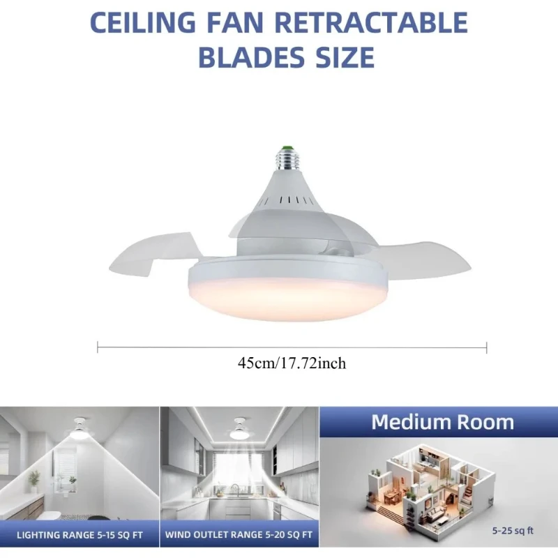 Ventilador de techo con ilumin - Smart Ceiling Fan reseña y precio