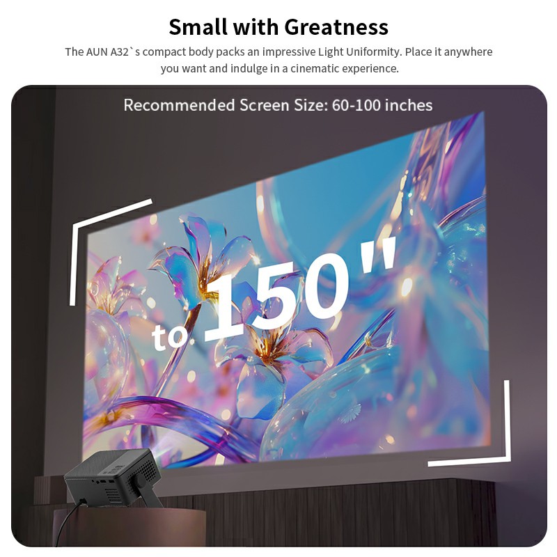 Proyector Android AUN A32 Pro  - Smart Home X10 reseña y precio