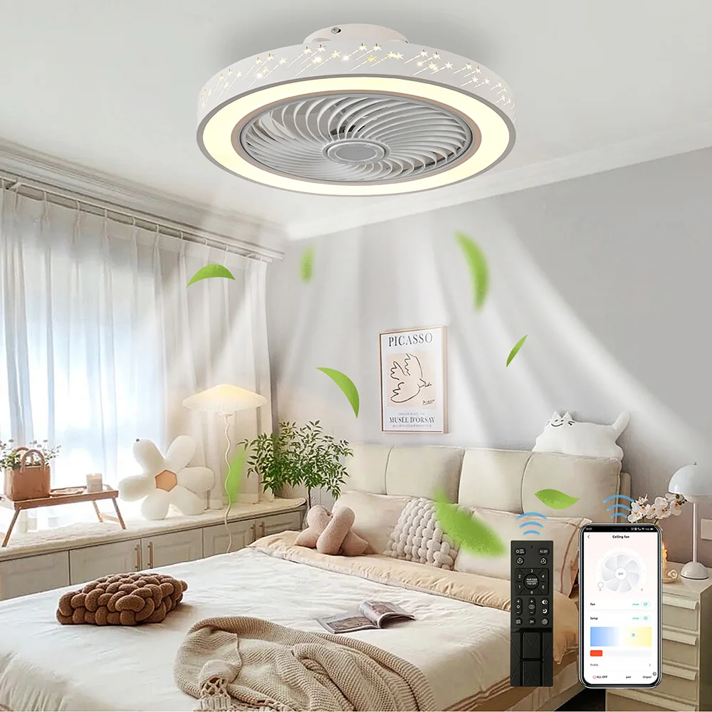 Ventilador de techo con contro - Smart Ceiling Fan reseña y precio