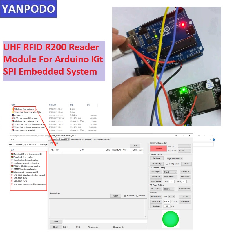 Módulo Lector RFID UHF con Chi - Smart Home Raspberry Pi reseña y precio