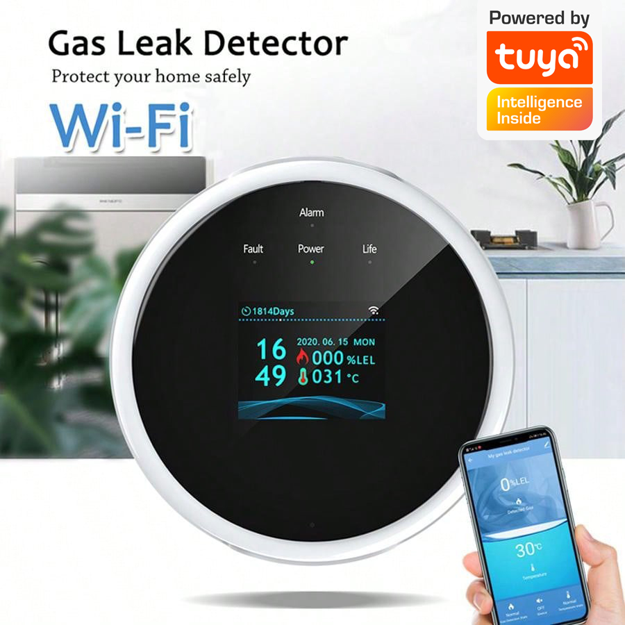 Sensor de alarma de gas WiFi 2 - Smart Home Full System reseña y precio